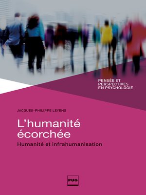 cover image of L'humanité écorchée